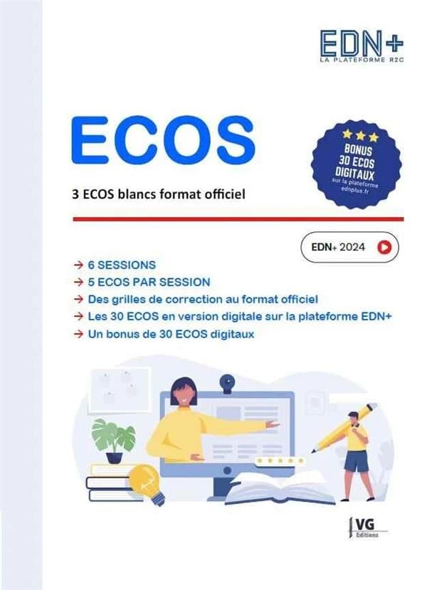 Ecos : 6 Ecos blancs format officiel : EDN+ 2024
