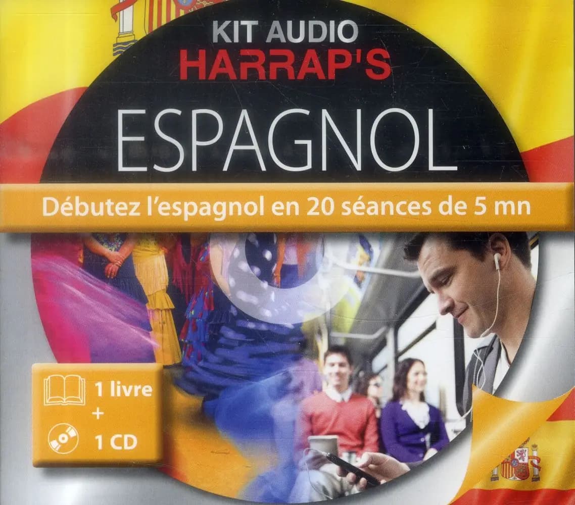 Kit audio espagnol : débutez l'espagnol en 20 séances de 5 mn