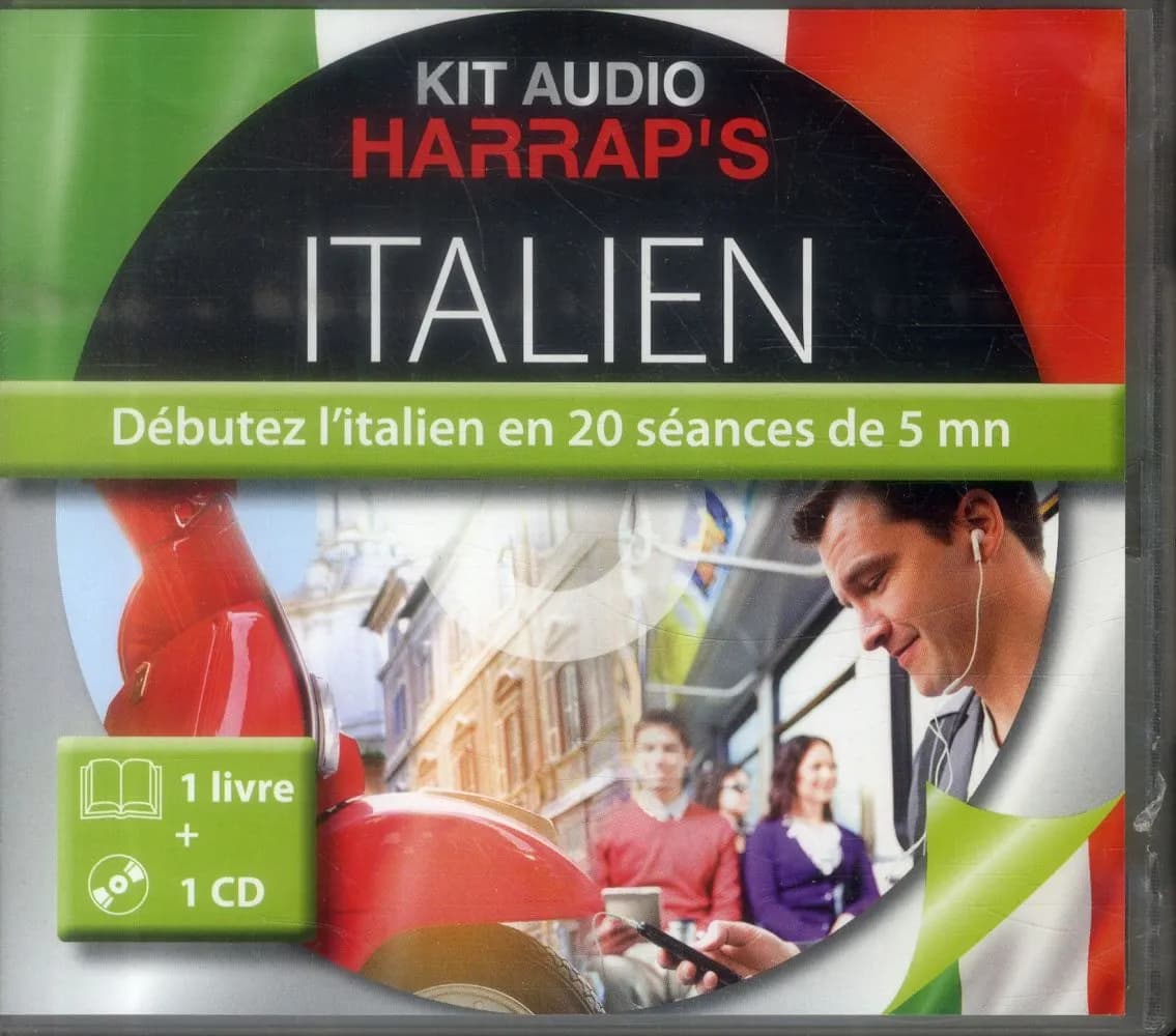 Kit audio italien : débutez l'italien en 20 séances de 5 mn