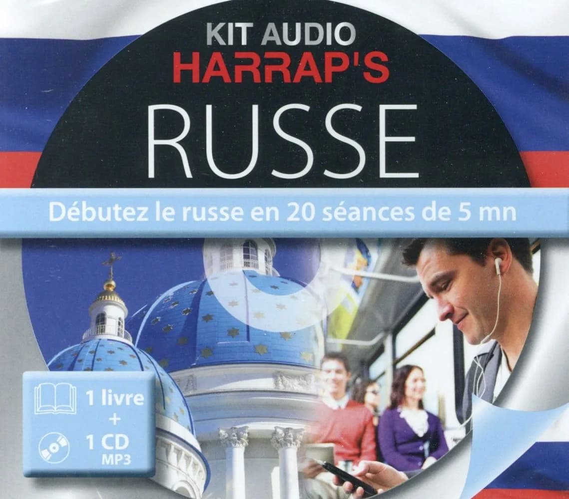 Kit audio russe : débutez le russe en 20 séances de 5 mn