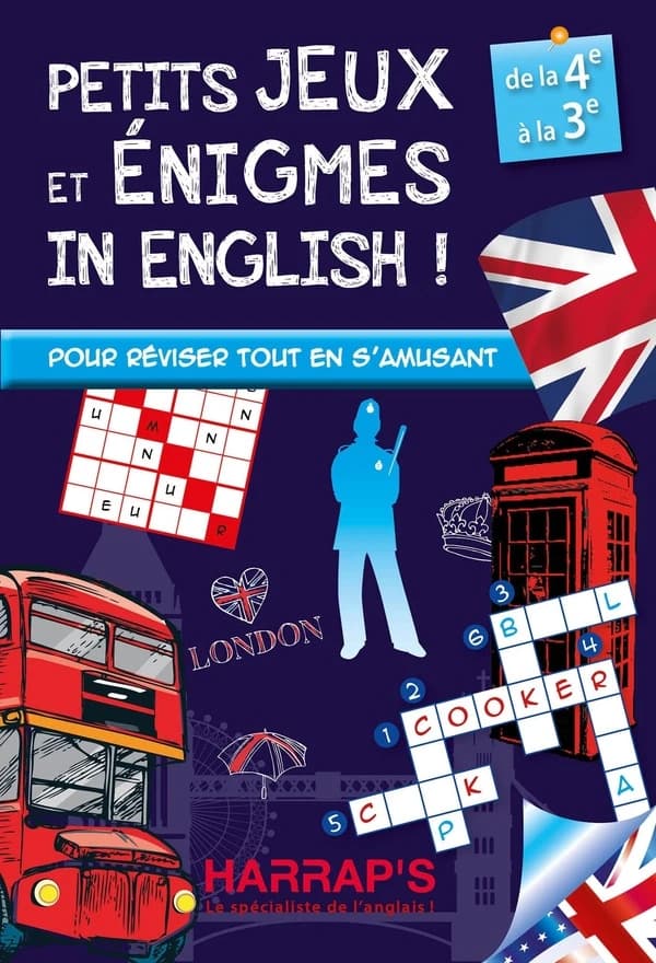 Petits jeux et petites énigmes 100 % british ; 4ème