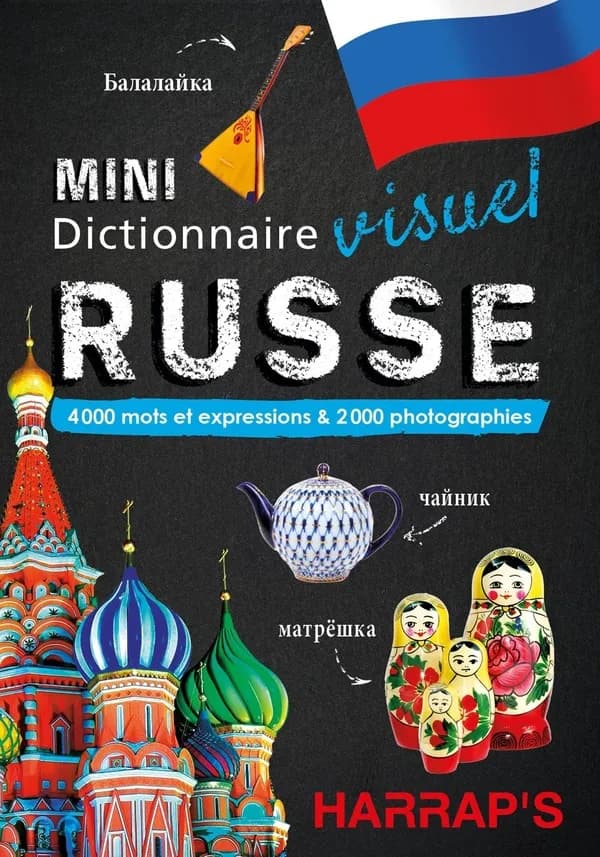 Mini dictionnaire visuel russe : 4000 mots et expressions & 1850 photographies