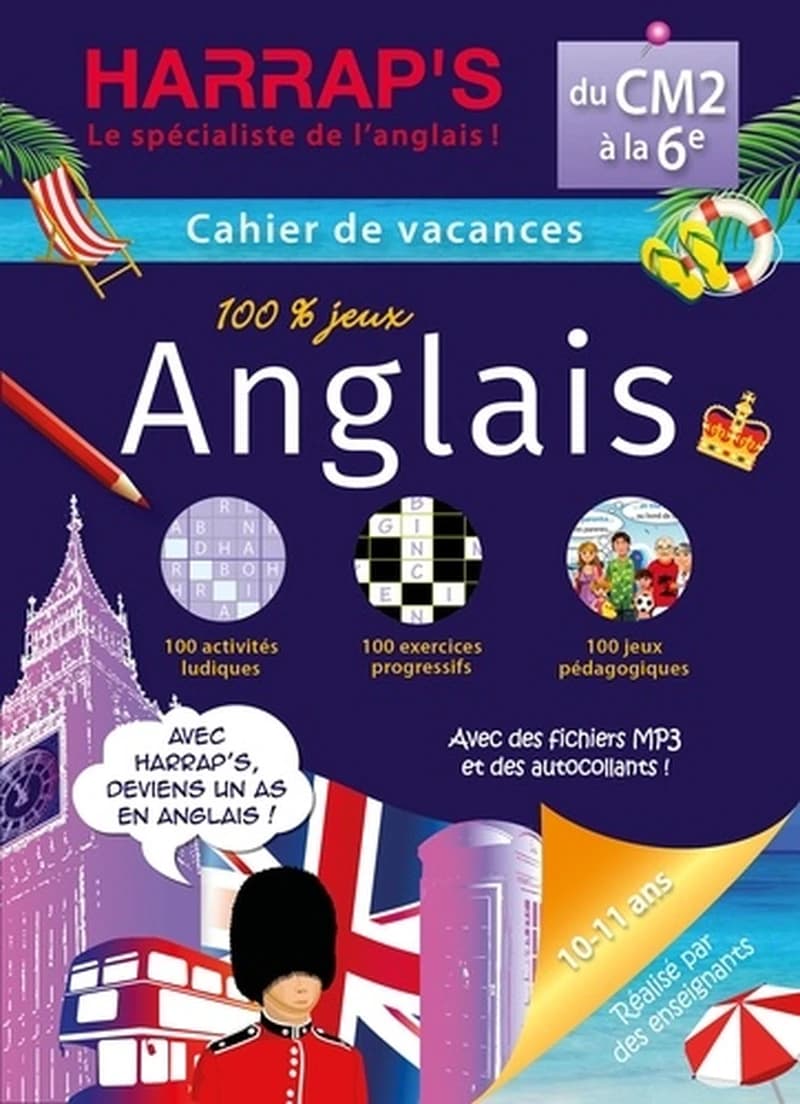 HARRAPS CAHIER DE VACANCES CM2