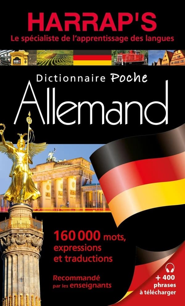 Dictionnaire poche Harrap's allemand : allemand-français, français-allemand