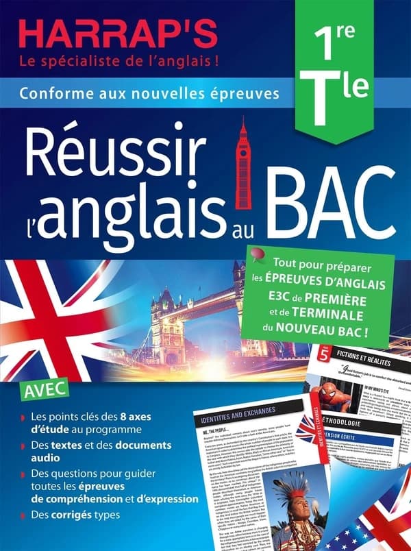 Réussir l'anglais au bac ; 1re, terminale