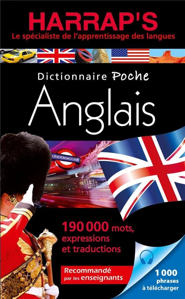 Dictionnaire poche Harrap's anglais : anglais-français, français-anglais (Nouvelle éd. enrichie)
