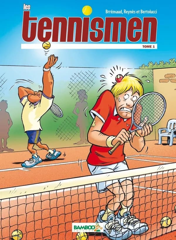Les tennismen. Tome 1 (Nouvelle éd. avec un dossier technique) scénario, Frédéric Brrémaud & Mathieu Reynès ; dessins, Frederico Bertolucci ; couleurs, Murielle Rousseau & Alexandre Amouriq