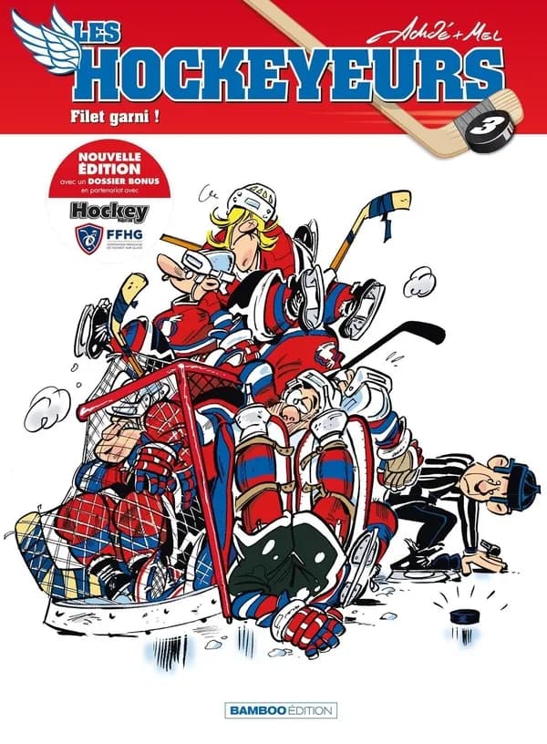 Filet garni ! (Nouvelle éd.) dessins, Achdé & Mel ; scénario, Achdé ; couleurs, Mel