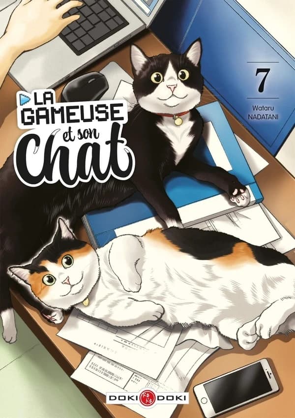 La gameuse et son chat. 7