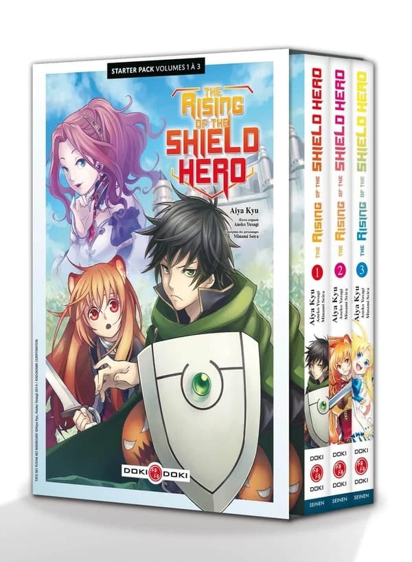 The rising of the shield hero. Volumes 1 à 3