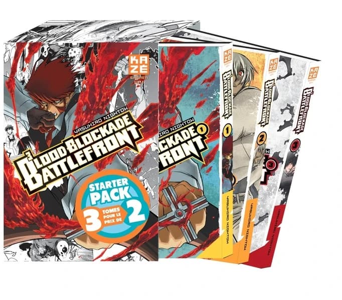Blood blockade battlefront. 1-2-3