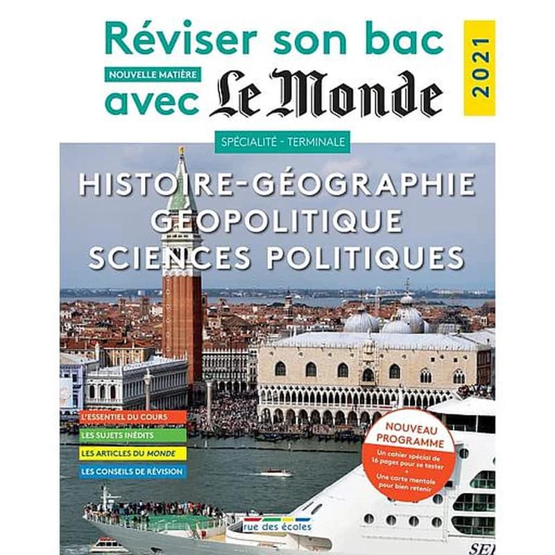 Histoire-géographie, géopolitique, sciences politiques : [spécialité terminale, nouveau programme, 2021