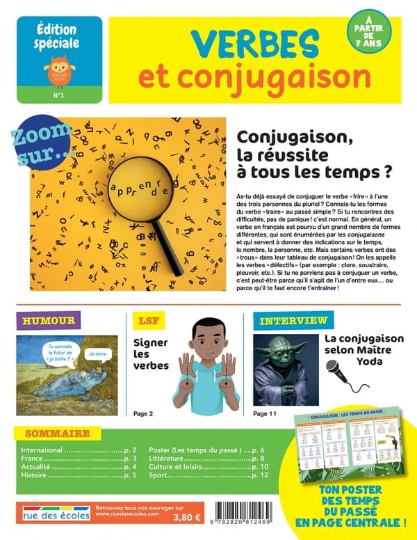 édition spéciale ; verbes et conjugaison