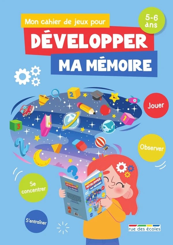 Mon cahier de jeux pour développer ma mémoire