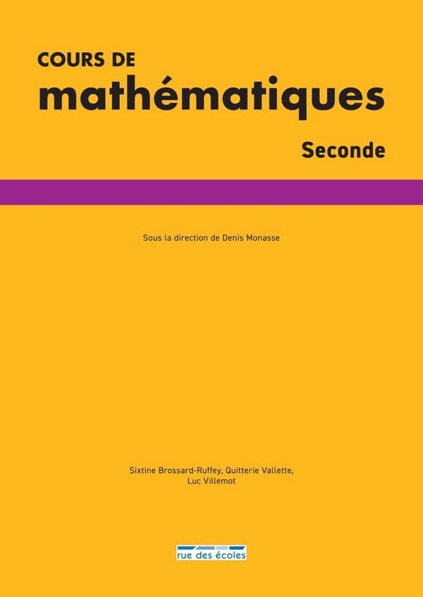 Cours et exercices de mathématiques : Seconde