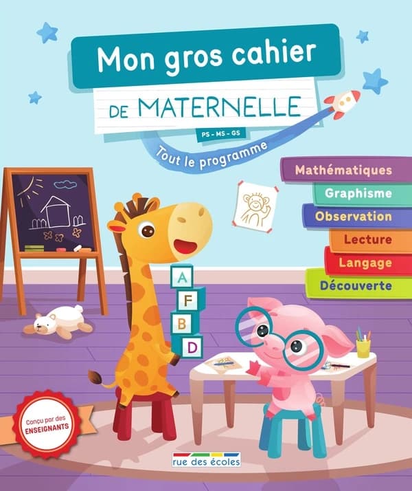 Mon gros cahier de maternelle : PS - MS - GS