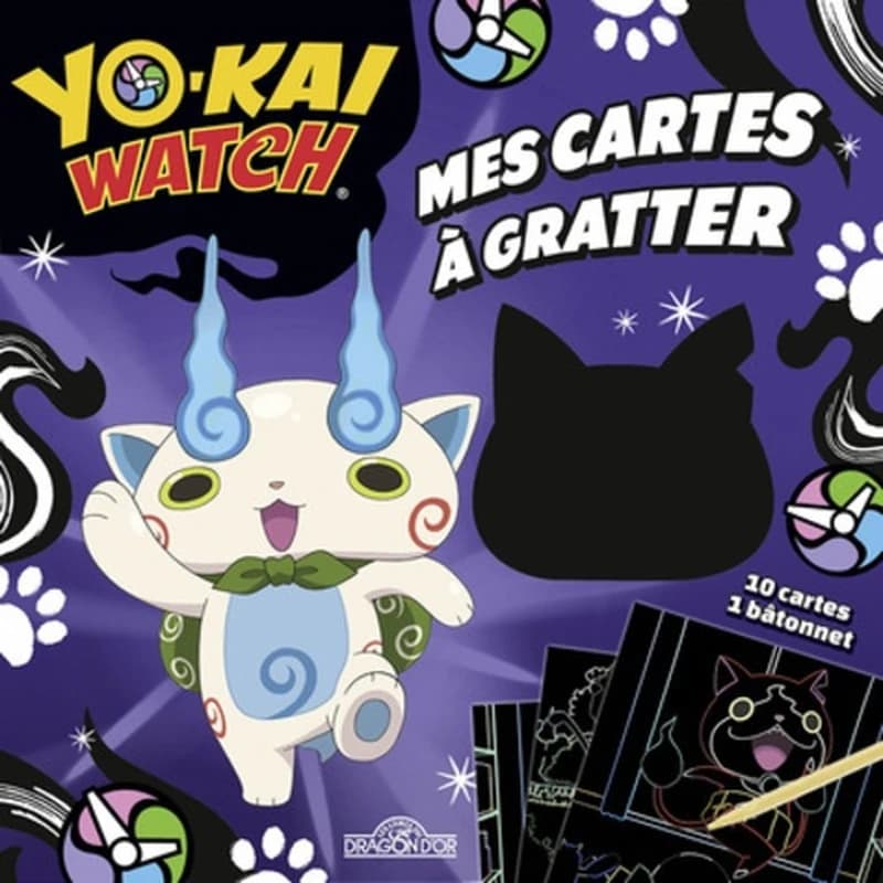 Mes cartes à gratter Yo-kai watch-Komasan
