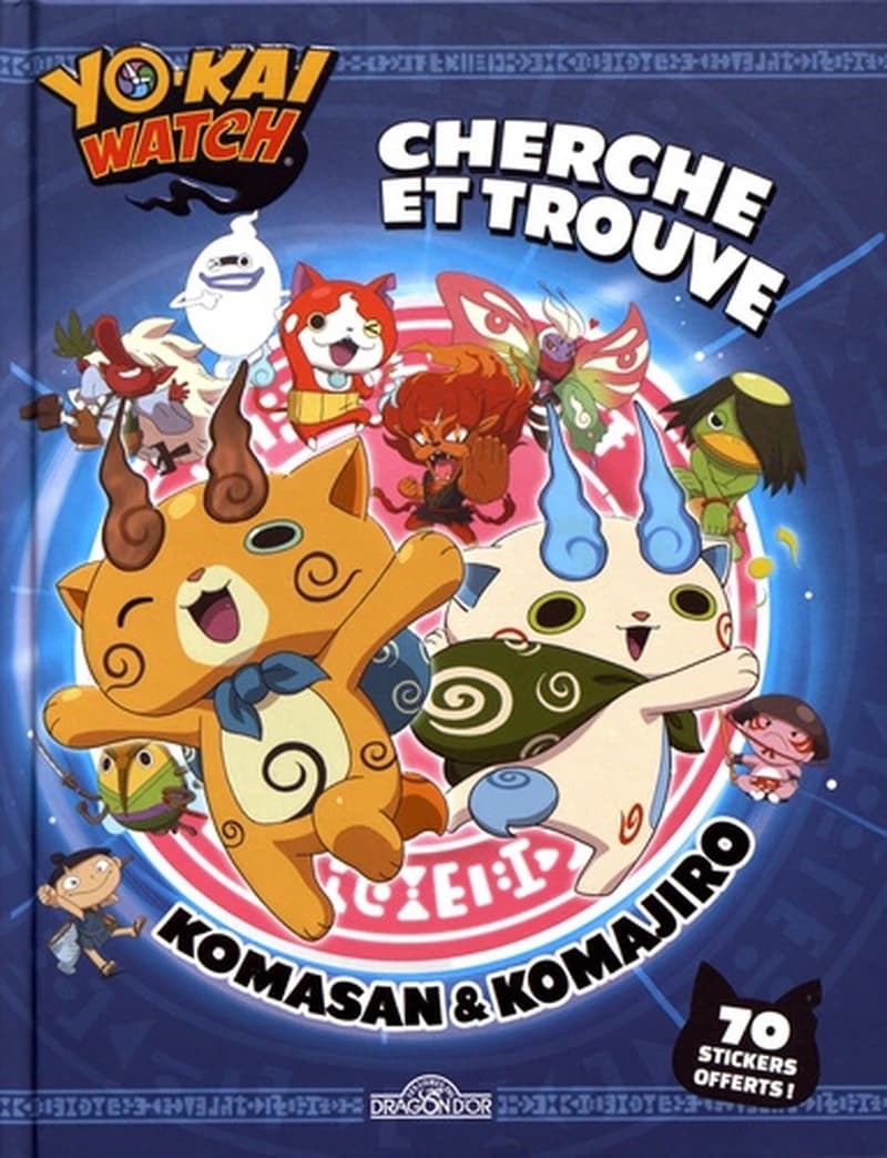Yo-Kai Watch - Cherche et trouve Komasan & Komajiro