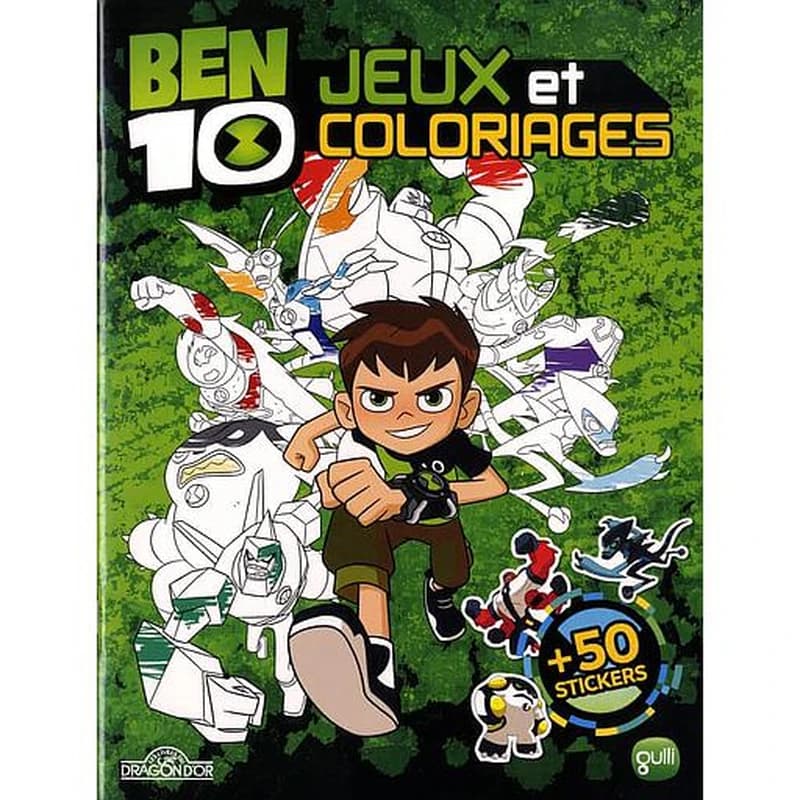 BEN 10 - JEUX ET COLORIAGES