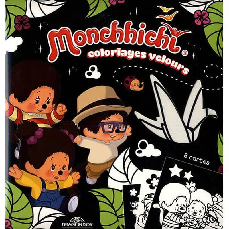 Coloriages velours Monchhichi