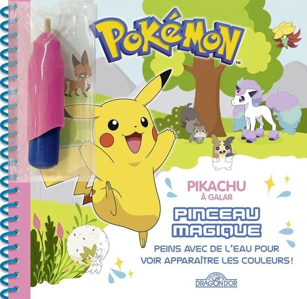 Pinceau magique Pokémon : Pikachu à Galar : [Album à colorier]