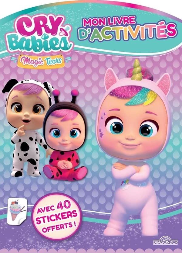 Mon livre d'activités : Cry Babies : [Album de jeux et d'activités pour enfants]