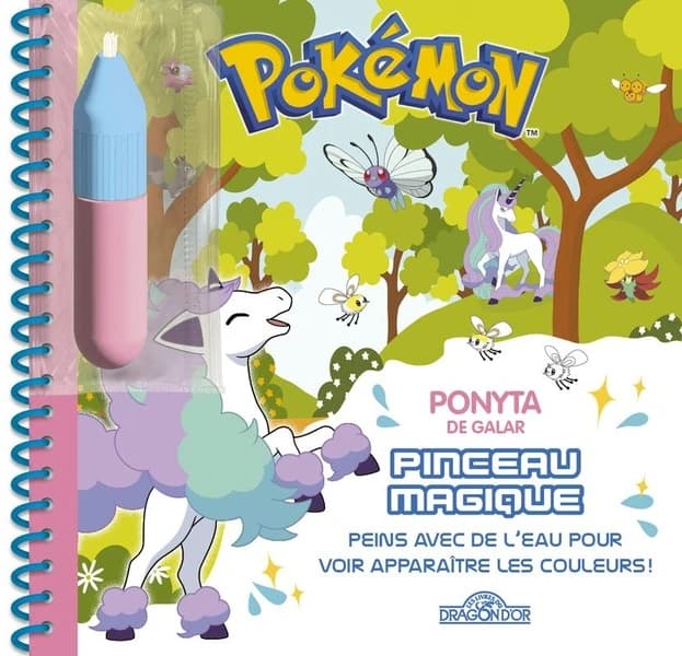 Pinceau magique : Pokémon – Ponyta de Galar : [Album à colorier]