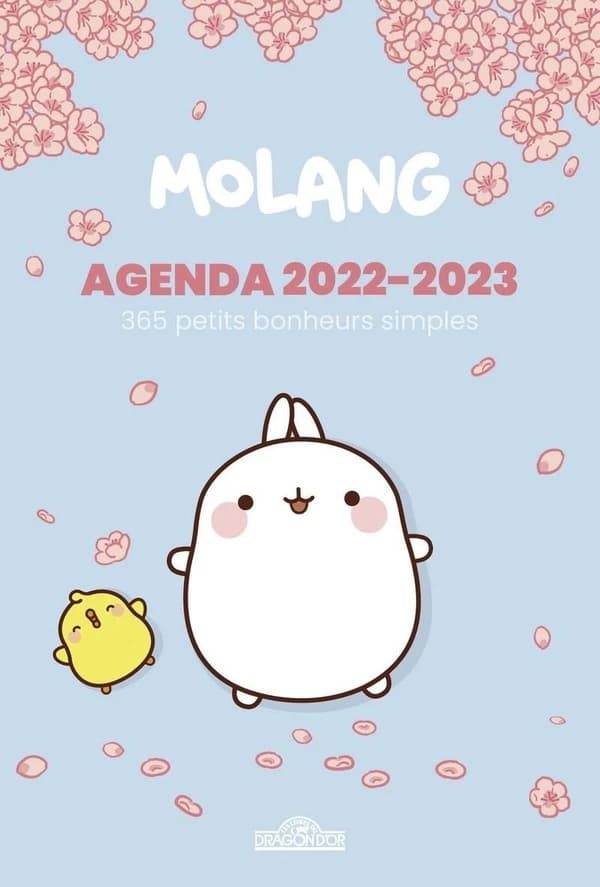 Molang ; 365 petits bonheurs simples : agenda (édition 2022