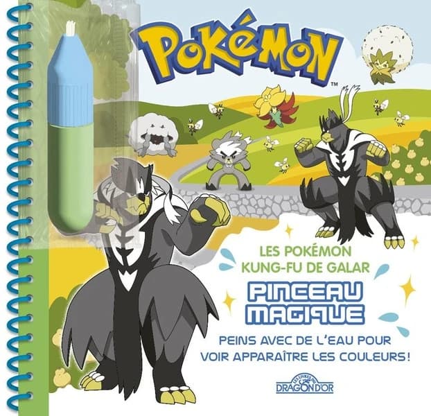 Pinceau magique Pokémon : les Pokémon Kung-Fu de Galar : [Album à colorier]