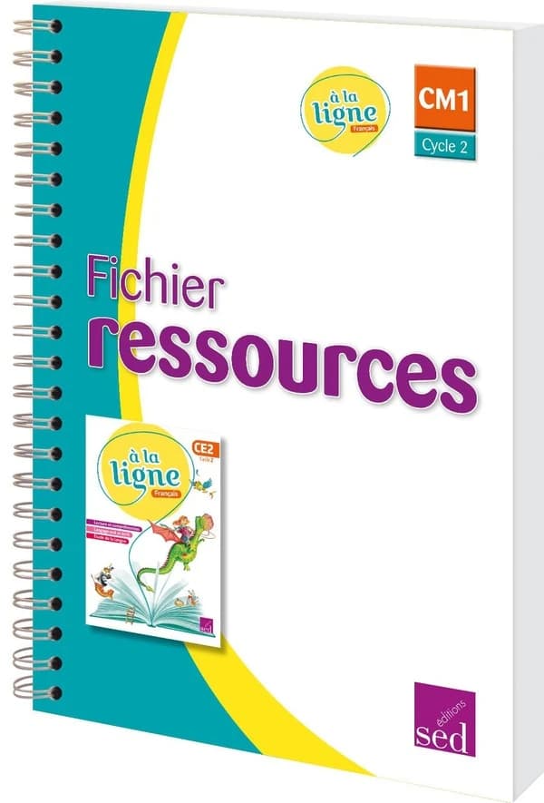 à la ligne : français ; CE2 ; fichier ressources, GDM, ressources numériques, CD Audio