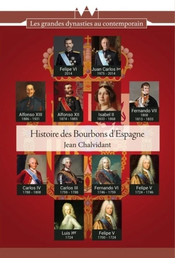 Histoire des Bourbons d'Espagne : de Felipe V à Felipe VI, trois siècles de règnes interrompus