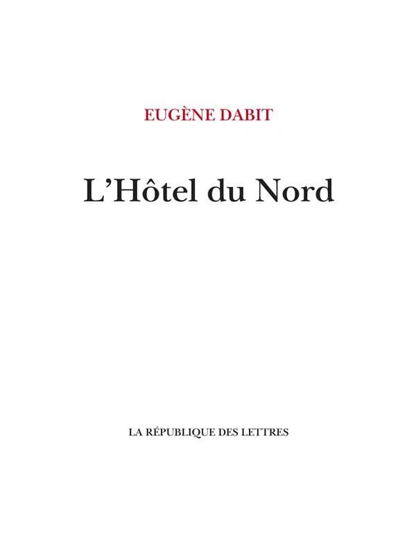 L'hôtel du Nord