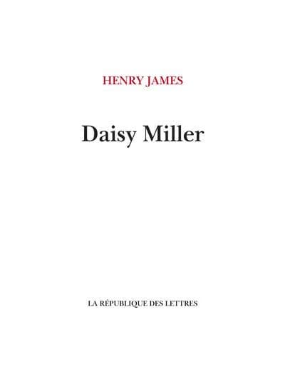 Daisy Miller
