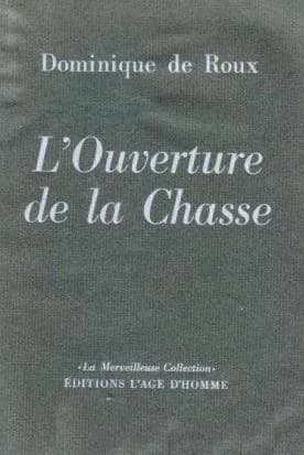 Ouverture de la chasse