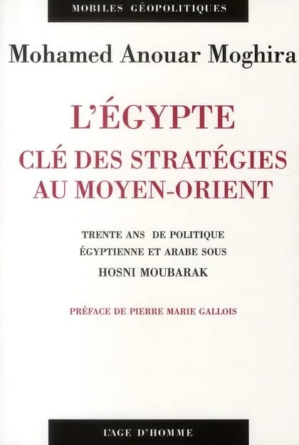 L'Égypte, clé des stratégies au Moyen-Orient : trente ans de politique égyptienne et arabe sous Hosni Moubarak