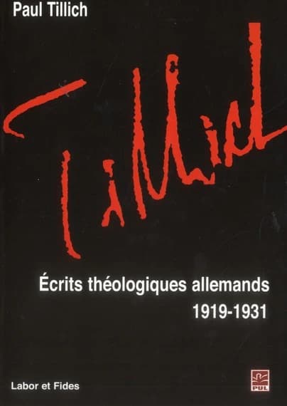 Écrits théologiques allemands : 1919-1931