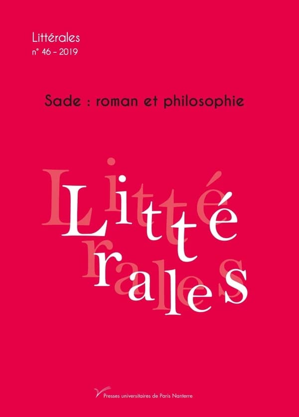 Sade: roman et philosophie (n° 46)