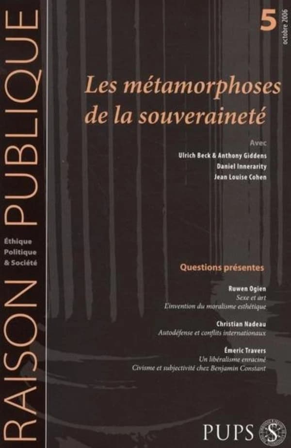 MÃ©tamorphoses de la Souverainete. Raison Publique N5 (French Edition)