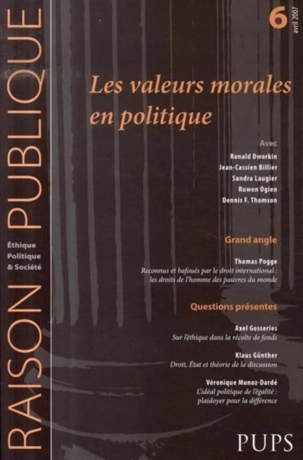RAISON PUBLIQUE n.6 : les valeurs morales en politique