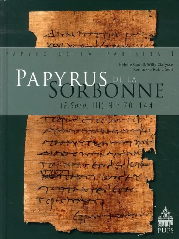 Papyrus de la Sorbonne : P. Sorb. III, Nos 70-144