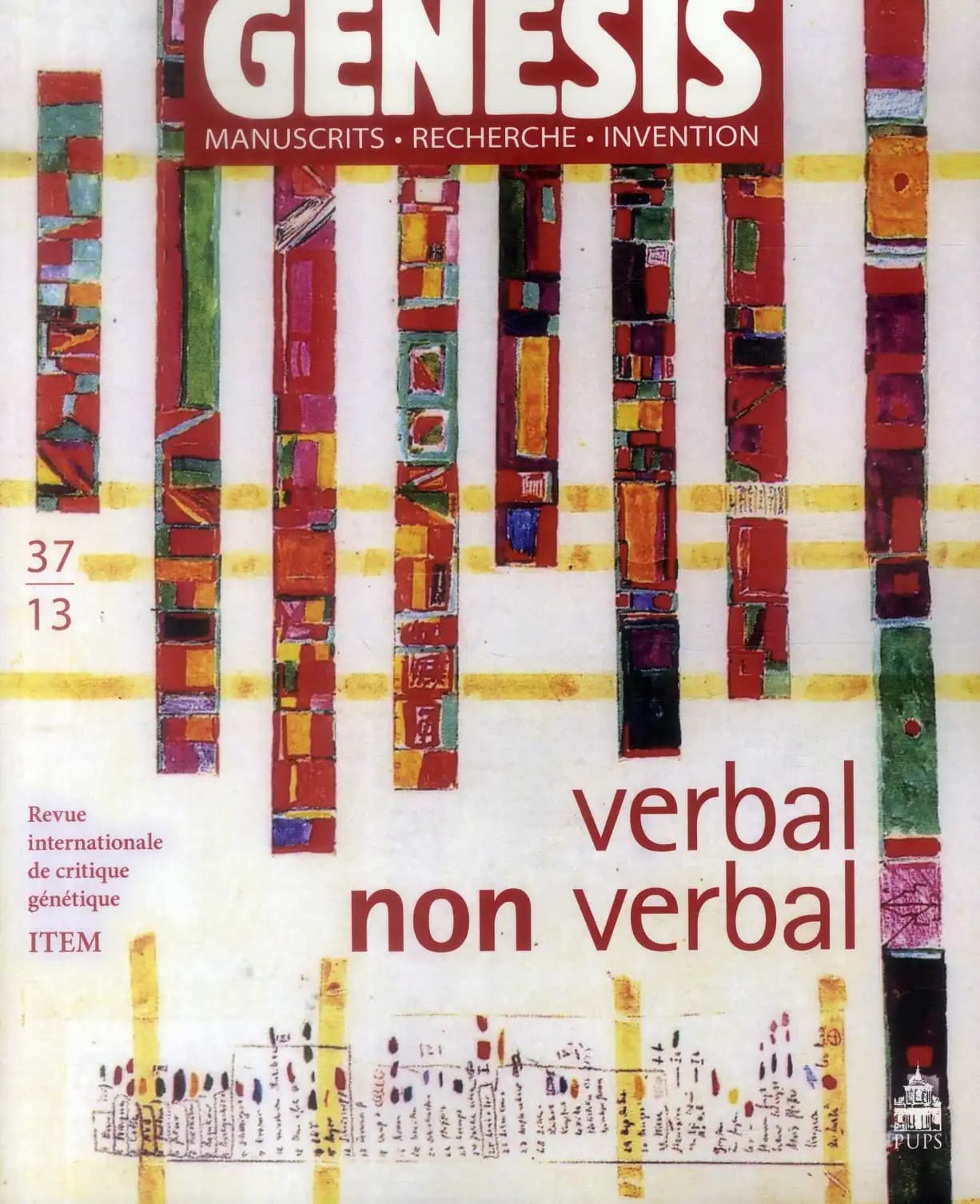 Genesis n.37 : verbal, non verbal