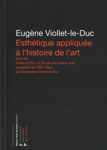 Esthétique appliquee à l'histoire de l'art
