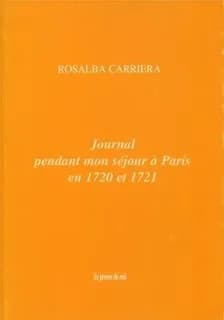 Journal pendant mon séjour à Paris en 1720 et 1721