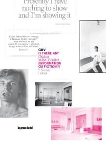 GMV is there any Ghislain Mollet-Viéville ? : information ou fiction ?