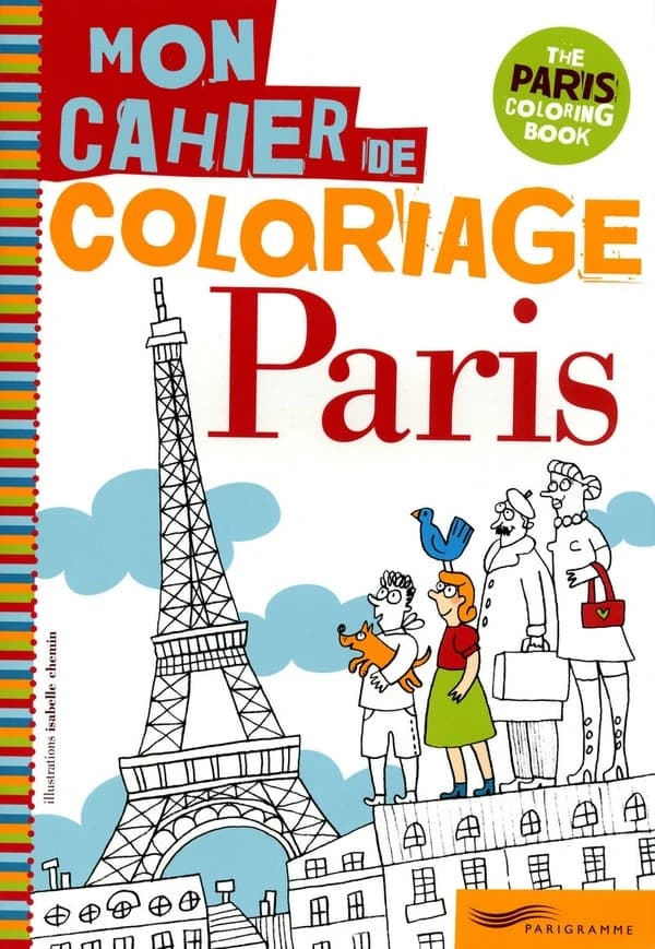 Mon cahier de coloriage Paris
