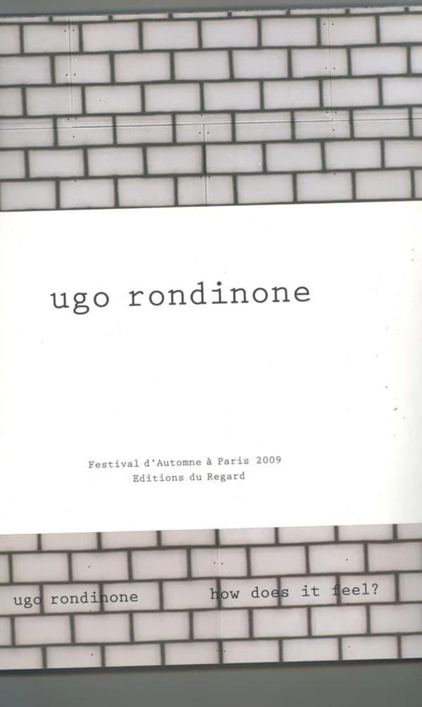 Ugo Rondinone : sunrise E : [exposition, Jardin des Tuileries, grand bassin rond, 17 septembre-15 novembre 2009]