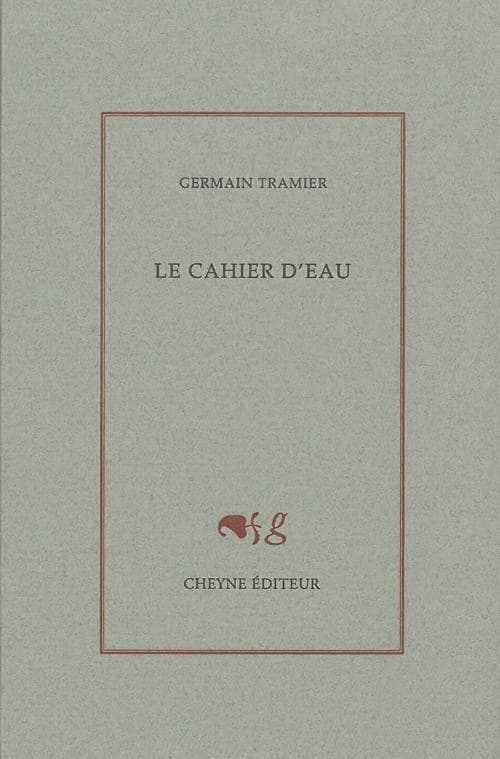 Le cahier d'eau
