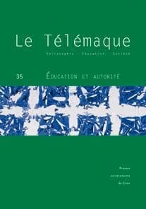 Le Télémaque n.35 : éducation et autorité