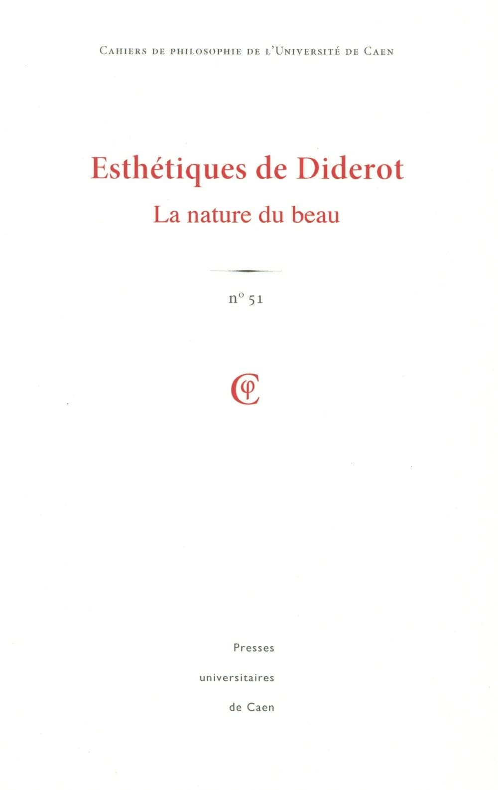 Esthétiques de Diderot : la nature du beau