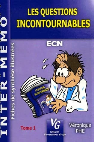 Les questions incontournables Tome 1 ; ECN ; fiches de synthèse illustrées